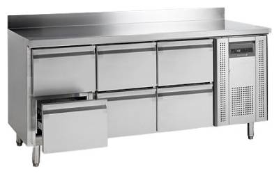 Стол холодильный TEFCOLD CK7360 с бортом