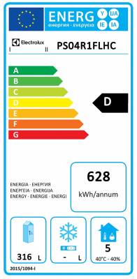 Шкаф холодильный Electrolux PS04R1FLHC 691239