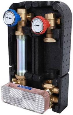 Насосная группа с прямым контуром STOUT SDG-0001 - Ду25 (с насосом Grundfos UPM3 Hybrid)